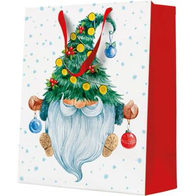 Darčeková taška veľká - Fancy Gnome 26,5 x 13 x 33,5 cm