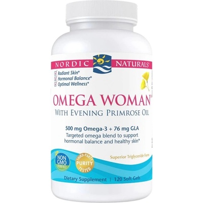 Nordic Naturals Omega Woman [120 Гел капсули] Лимон