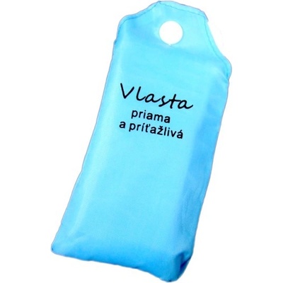 Nákupná taška s menom Vlasta - priama a príťažlivá, Červená
