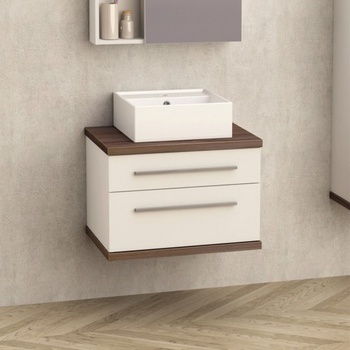 Interceramic СТ. ШКАФ ЗА БАНЯ 2ЧЕКМ. АРИЯ-60 БЯЛО И ДЪБ 6144-2 (6144-2)