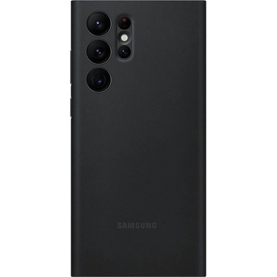 Samsung Оригинален калъф Samsung Clear View Case за Galaxy S22 Ultra - Черен, EF-ZS908CBE