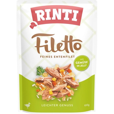 Rinti Filetto Adult kachní filet se zeleninou 24 x 100 g