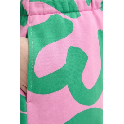Marimekko къс панталон тип анцуг дамски от памук (095487)