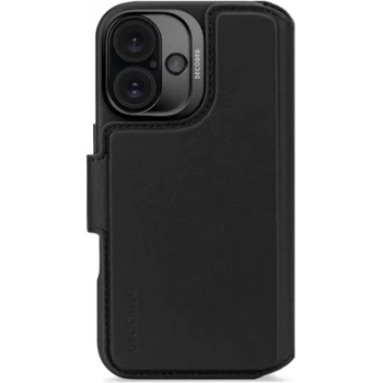 Decoded Декодиран кожен портфейл MagSafe Case с портфейл за iPhone 16 - черен (D25IPO16DW5BK)