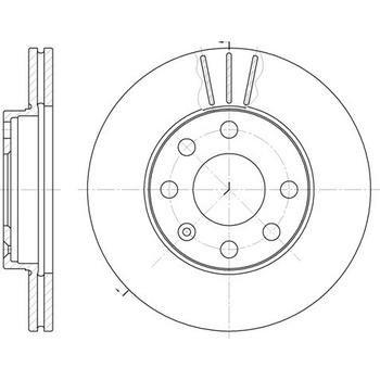 Brzdový kotúč REMSA 6061.10