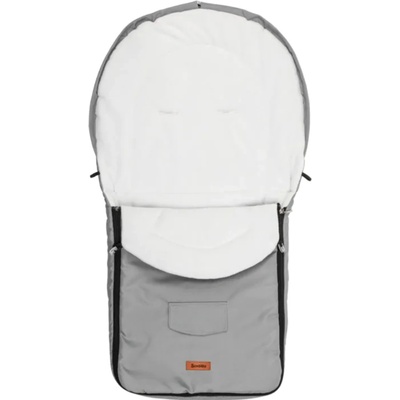 Sensillo Зимно чувалче за бебешка количка Sensillo - Светлосиво (SILLO-804)