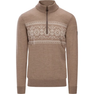 Dale of Norway Мъжки вълнен пуловер Dale of Norway Liaset Sweater Merino jumper - Mountainstone / Offwhite - размер XXL (005-7616-0215)