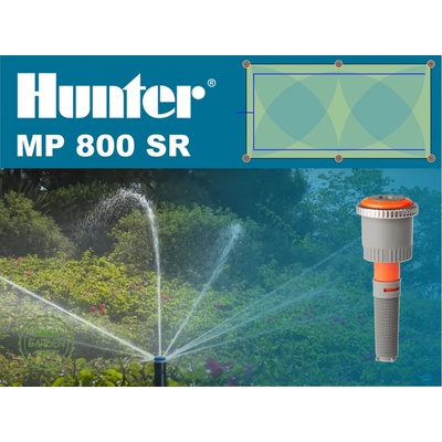 Hunter Set obdĺžnik MP 800 SR od 2,3 × 6,2 m