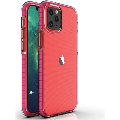 Púzdro IZMAEL Apple iPhone 12 Pro Spring clear TPU ružové