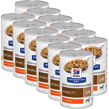 Hill's Hill s Prescription Diet j/d Грижа за ставите консерви за кучета 12 x 370 г
