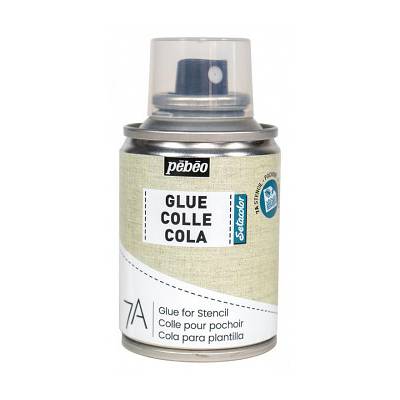 Přemístitelné lepidlo na šablony ve spreji Pébéo 100ml