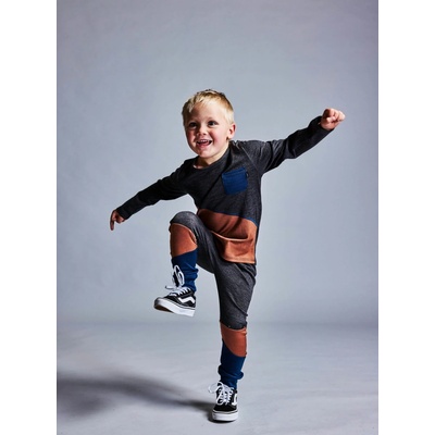 Little Flock of Horrors Dětské merino legíny Iron Marle Clay