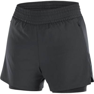 Salomon Дамски шорти за бягане Salomon Women's SHKout Core 2in1 4 Running shorts - Deep Black - размер XL (112-3589-0115)