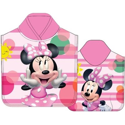 Faro Pončo Minnie stripe Froté 50 x 110 cm
