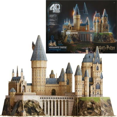 4D BUILD 3D Puzzle Harry Potter: Bradavický hrad 209 ks