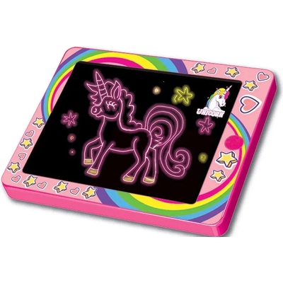 Amav Дъска за рисуване AM-AV - Светеща, Glow Pad Unicorn (5116E)