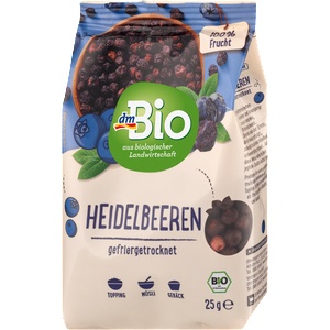 dmBio Био лиофилизирани боровинки, 25 g (10470420)