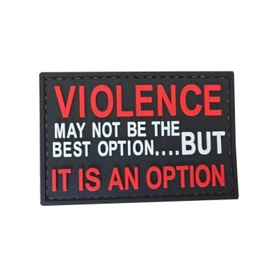 ARMED PATCHES PVC nášivka Violence option – Zboží Mobilmania