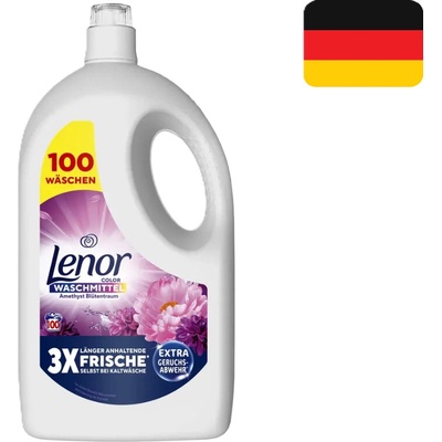 Lenor Color Amethyst Blütentraum prací gel barevného prádla 100 PD 4,5 l