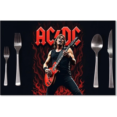 Sablio Prestieranie ACDC Gitarista 40x30cm