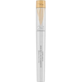Max Factor Masterpiece 2v1 Lash Wow Predlžujúca a objemová riasenka 001 Black 7 ml