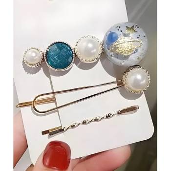 HARAHU Щипки за коса sk-19066 - Сини kp19066 (sk-19066)