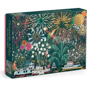 Galison - Puzzle Fireworks Jubilee metal - 1 000 piese