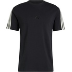 adidas Мъжка тениска adidas Adidas Kit 3-Stripes Regular T-Shirt - Black / Off White - размер XL (217-0472-0114)