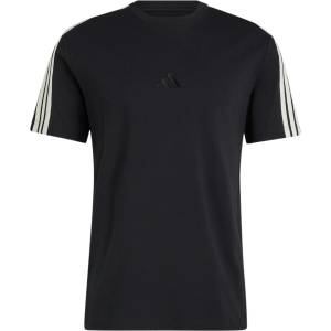 adidas Мъжка тениска adidas Adidas Kit 3-Stripes Regular T-Shirt - Black / Off White - размер XL (217-0472-0114)