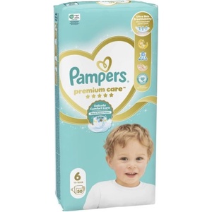 Pampers Памперси Pampers Premium Care 6 JP (13-18кг. ) - 50 броя