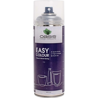 FloraLife Aqua Color Spray 400 ml strieborný metal