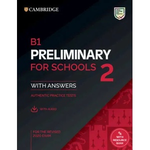 B1 Preliminary for Schools 2 Student's Book with Answers with Audio with Resource Bank | TBD (ISBN: 9781108999649)