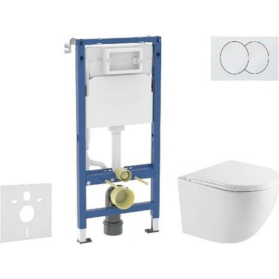 Geberit Duofix s tlačidlom Delta SANI11CA31102