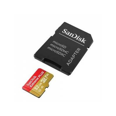 Extreme Plus MicroSDHC Card 32GB Class 10 UHS-I A1 V30 (SDSQXBG-032G-GN6MA)