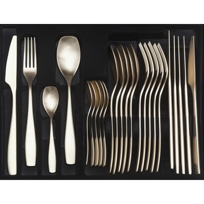 Herdmar Прибори за хранене lizz- 24 части - шампанско мат (-213-3024-0517-200-0045)