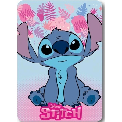 Mister License Company S.L. Detská fleece deka Disney Lilo a Stitch Tropický relax