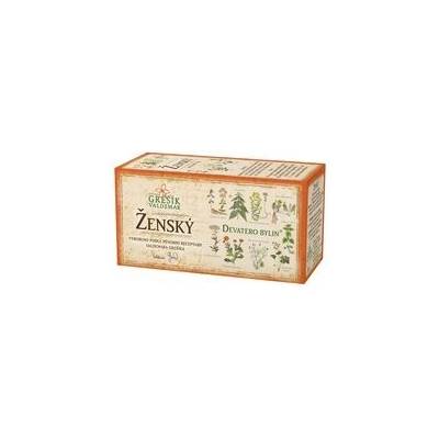 Grešík Ženský Devatero bylin porcovaný 30 x 1,5 g