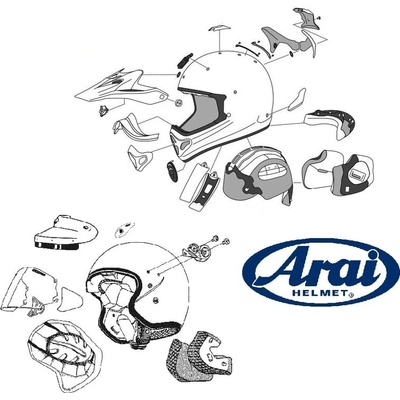 ARAI TOURX-4 Top Card PRL0007-00-05