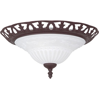 TRIO Тъмнокафяво осветително тяло за таван със стъклен абажур ø 38 cm Rustica - Trio (6102021-24)