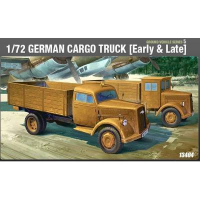 Academy Model Kit military 13404 GERMAN CARGO TRUCK E/L 1:72