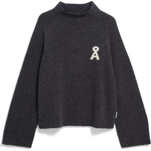 ARMEDANGELS Дамски пуловер ARMEDANGELS Women's Iconic A Monalaa Bouclé Jumper - Steel Melange / Oatmilk - размер XL (117-3483-0115)