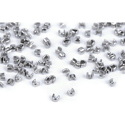 Koncovka na zip No 3; 5; 8; 10 horní Varianta: 1 (3 mm) nikl, Balení: 10 g