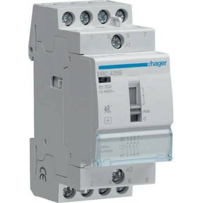 HAGER Stykač ERC425S 4S 25A 230VAC ERC425S