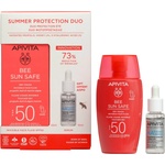 APIVITA Комплект - Слънцезащитен флуид Bee Sun Safe и Серум, 50 + 10 ml