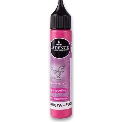 TEKUTÉ PERLY CADENCE NA TEXTIL A KOŽU 25 ML fuchsiová