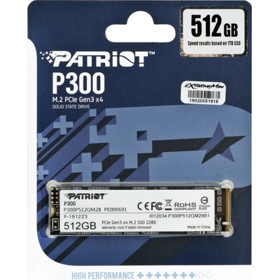 Patriot P300 512GB, P300P512GM28