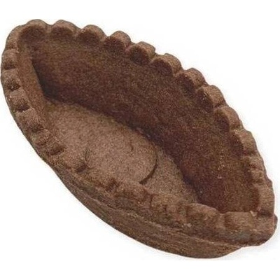 dortis Košíček na tartaletky lodička linecká kakaová 6,7 cm 24 ks