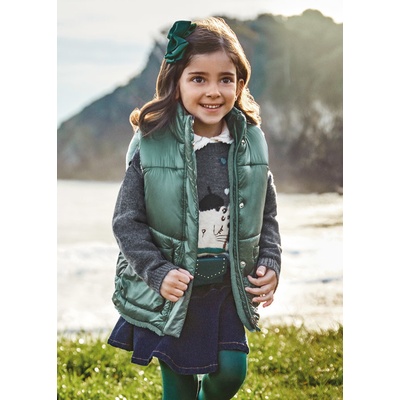 Mayoral Mini Vesta oboustranná s kožešinkou zelená – Zbozi.Blesk.cz