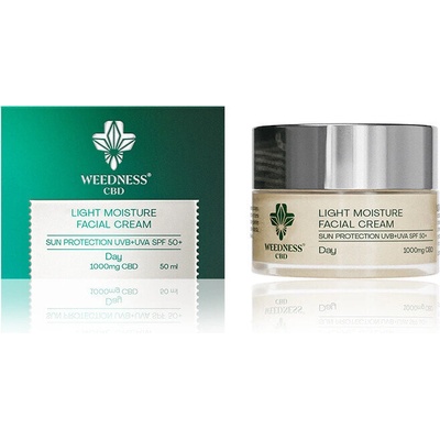 weednesscbd Дневен Крем за Лице със Слънцезащитен Фактор spf50 и 1000mg cbd | 50ml