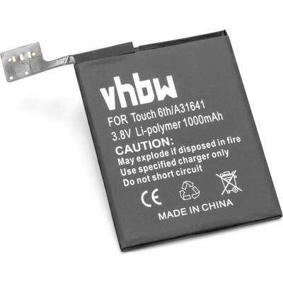 VHBW Baterie pro Apple iPod Touch 6G / 7G, 1000 mAh - neoriginální – Hledejceny.cz
